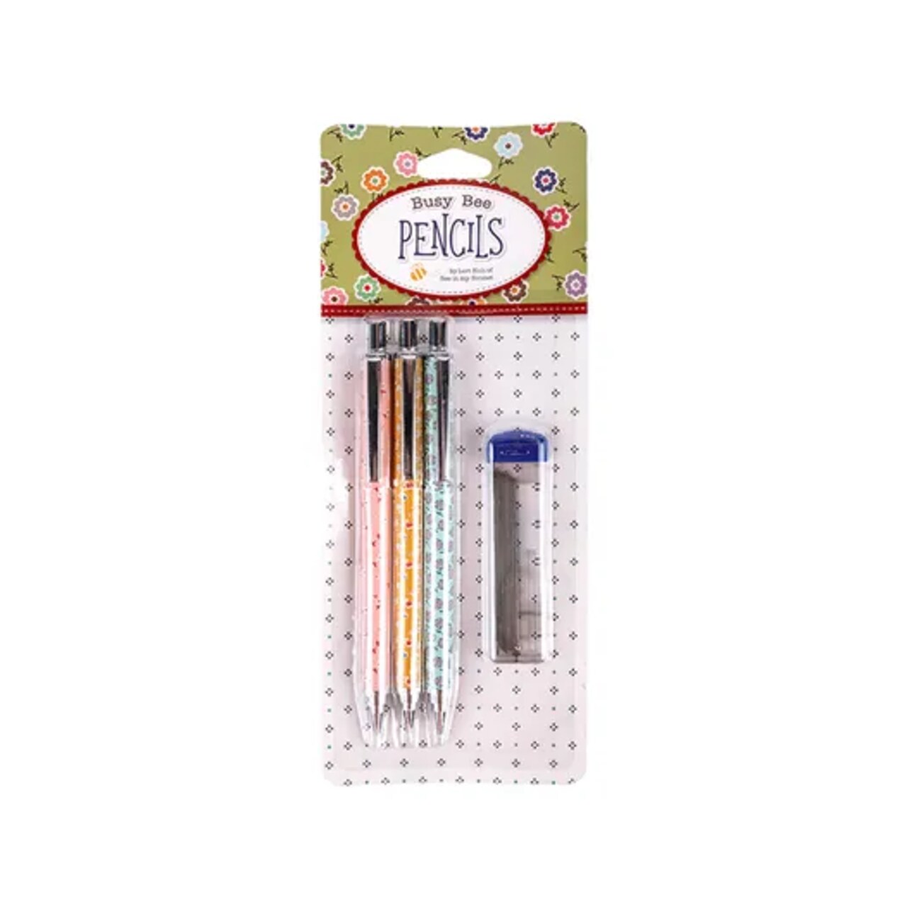 Riley Blake Designs Lori Holt 3pk Busy Bee Mechanical Pencils ST-33034